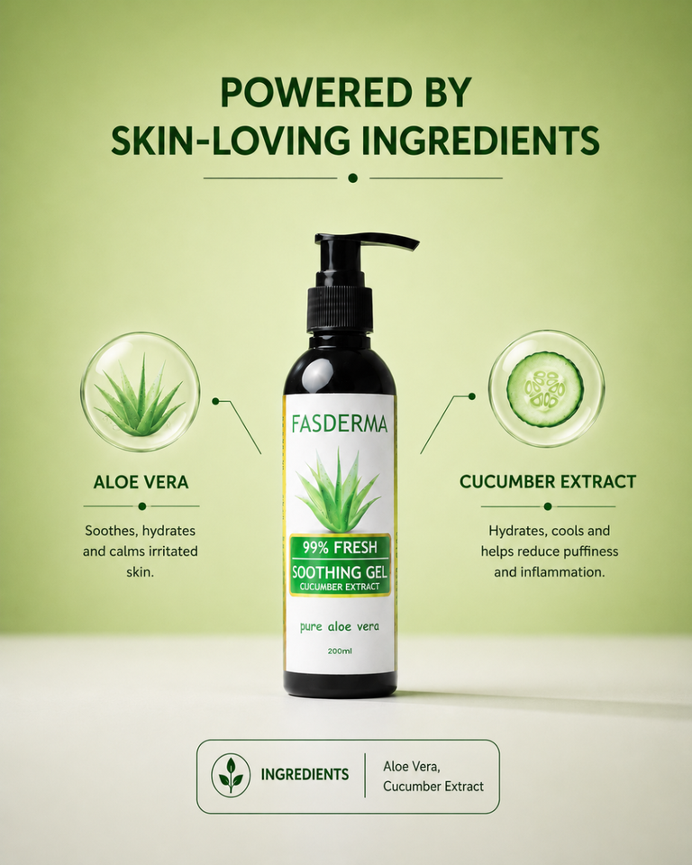 Soothing Gel - Pure Aloe Vera, 200ml