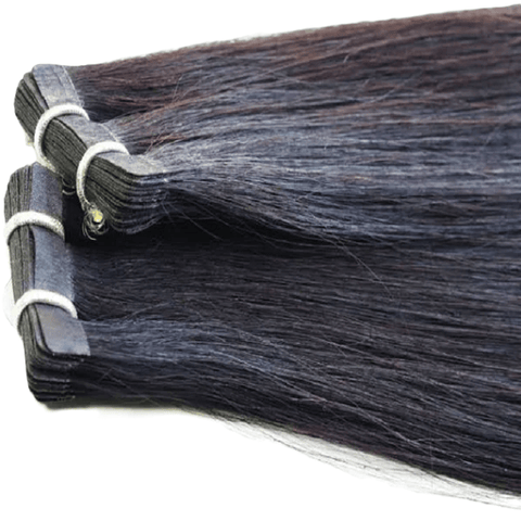 Tape-In Hair Extensions | Reusable Remy Human Hair | 20 & 40 Tape Packs India