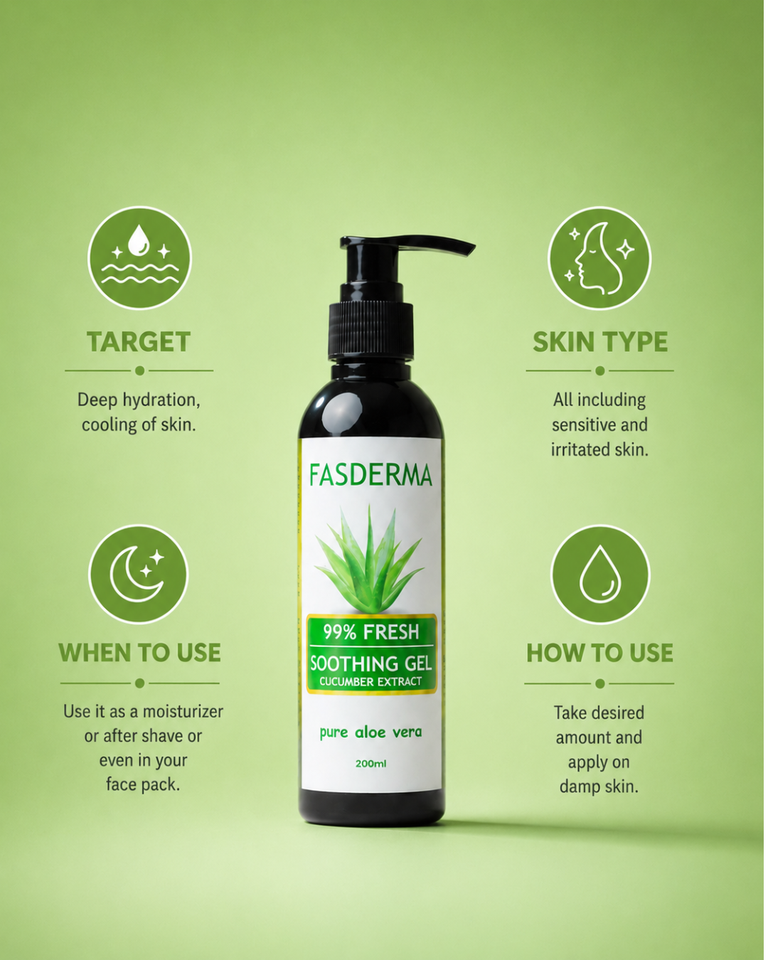 Soothing Gel - Pure Aloe Vera, 200ml