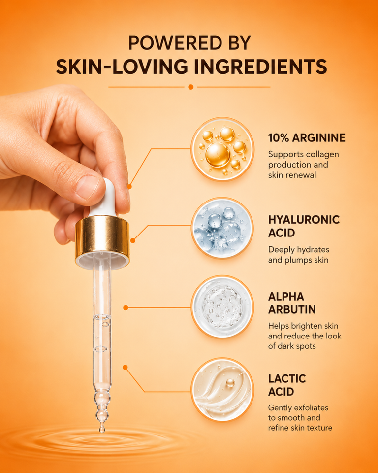 Glow Peel - Instant Effect- 10% Arginine + Hyaluronic acid