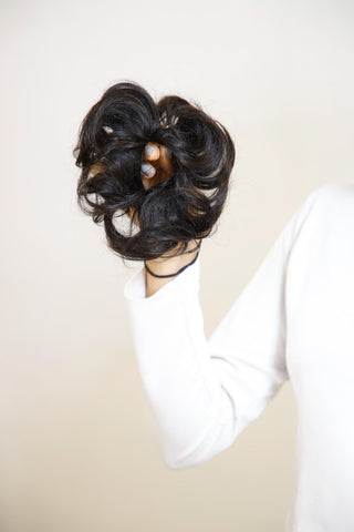 Messy Bun Scrunchie | Quick & Easy Clip-On for Instant Volume and Style