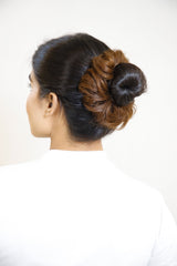 Donut Scrunchie Hair Extension – Real Hair Bun Maker for Instant Volume & Natural Look